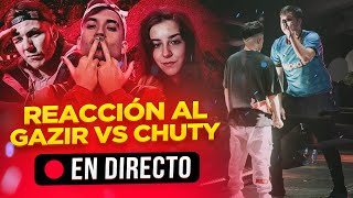 REACCIÓN EN DIRECTO AL GAZIR VS CHUTY FINAL DE FMS ESPAÑA 2023 CON BTA Y CRISTINA GRIMALTOS [upl. by Aciretnahs436]