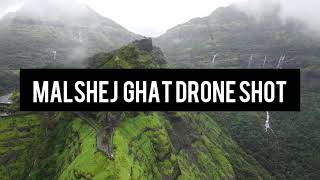 Malshej Ghat Drone Shot  Amazing view of malshej ghat from above the sky [upl. by Akiemat]