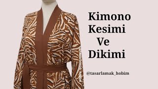 Kimono Kesimi ve Dikimi [upl. by Rollin]