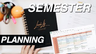 How I Set Up My Semester for Success  plan  schedule [upl. by Marilla]