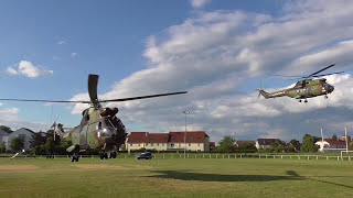 Prise dotage à Ensisheim 68  Aerospatiale SA330 Puma  GIH  GIGN [upl. by Llemert460]