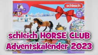 schleich HORSE CLUB Adventskalender 2023 98982  UNBOXING [upl. by Amak815]