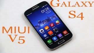 Galaxy S4 I9500  Official MIUI V5 Rom  How to install [upl. by Treboh]