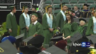 UH Manoa graduates celebrate their achievement [upl. by Halda]