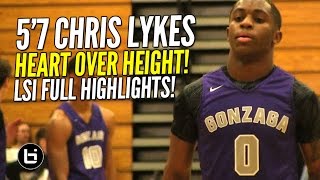 57 Chris Lykes FEARLESS PG Plays His HEART OUT FULL Highlights at LSI [upl. by Euqinemod]