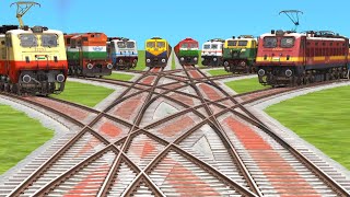 Eights Rails ampFreight Gadi Crossing By Bumpy Forked▫️ Railroad Crossings  train cartoon train [upl. by Chao]