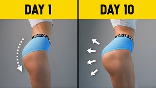 10 Min  10 Days  10 Exercises to Grow BUBBLE BUTT  Intense Booty Challenge No Equipment At Home [upl. by Seravart6]