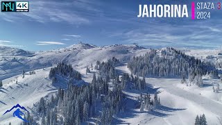 JAHORINA 2024 ❄️ STAZA 3 Ogorijelica 🇧🇦 [upl. by Namialus]