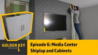 Project Needle  Episode 6 Media Center Part II  Shiplap and Cabinets [upl. by Ndnarb288]