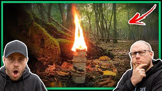 Gaskocher war GESTERN Bushcraft alternative gebaut  Naturensöhne reagieren [upl. by Thissa]