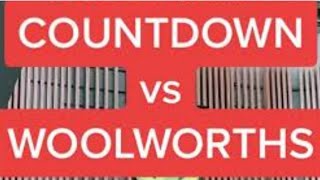 Compering countdown nz vs woolworths aus [upl. by Ahsahs]