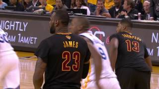 LeBron James Historic Block on Andre Iguodala From All Angles [upl. by Arracahs]