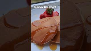 Sunday breakfast pancake shortvideos viralvideos breakfastfood yummy [upl. by Coleen680]