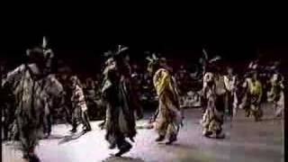 Powwow Mens Team Grass Dancing  Native American Indian 1 [upl. by Wehttam]