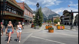 🔴 BANFF Live  Banff Avenue Walk  Alberta Canada live stream vlog  July 9 2023 [upl. by Kelci]