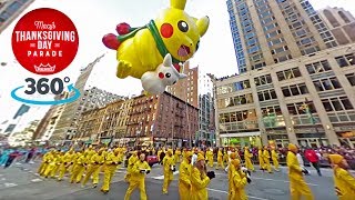 Macys Thanksgiving Day Parade 2017  360° Timelapse Video  Samsung Gear 360 2017 Equirectangular [upl. by Itoyj459]