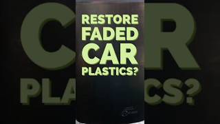 Restoring Faded Car Plastics With Polytrol Owatrol polytrol owatrol poltrolowatrol [upl. by Remark]