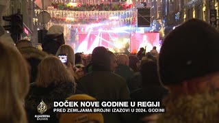 Doček Nove godine u regiji Brojni izazovi u 2024 [upl. by Zelde]