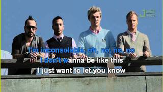 Backstreet Boys  Inconsolable Karaoke [upl. by Sitto]