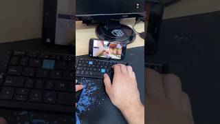 Portable Wireless Keyboard For Mobile Tv Laptop  Mini wireless keyboard and mouse [upl. by Ansilma]