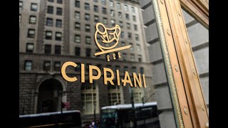 Cipriani Italian Restaurant  Downtown NYC ￼ [upl. by Ardnoel]