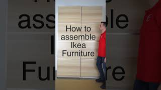 New Ikea PAX wardrobe with sliding doors tutorial Ikea furniture assembly instructions [upl. by Nahtannhoj874]