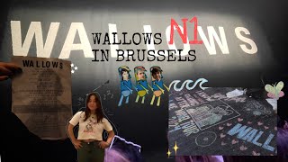 BIG VLOG  WALLOWS NIGHT 1 IN BRUSSELS  queue and Matilda Mann  english subtiles [upl. by Ennaecarg]