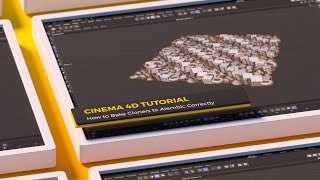 C4D Tutorial Alembic Particle Baking Tip for SPEED GAINZ [upl. by Avelin18]