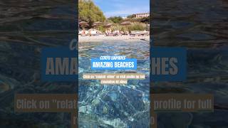 Corfu Greece Beaches 2024 Ermones  Teaser shortsvideo short [upl. by Diogenes]