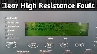 How to clear High Resistance Fault On Gent By Honeywell Panel  Gent fire alarm system [upl. by Elleinnad450]