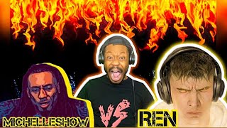 MichelleShows Epic Response to Rens Diss Track  MustWatch  REACTION [upl. by Yrebmik849]