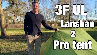 3F UL Lanshan 2 Pro Tent 2020 Model [upl. by Sashenka]