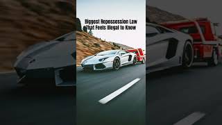 Biggest Repossession Law shorts credit finance cars repoman DreamScreenAI repo [upl. by Kammerer]