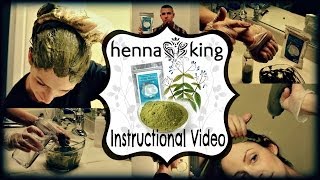 Henna Maiden Instructions  all natural hair coloring  HennaKingcom [upl. by Ries]