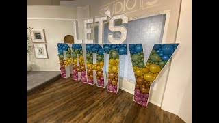 DIY Giant BalloonFilled Letters The approachable way to make your own [upl. by Flo]