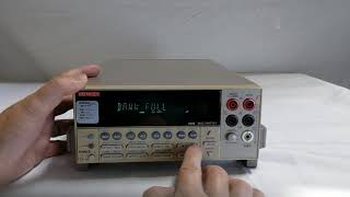 Keithley 2000 Multimeter A 78914 [upl. by Gilbertson189]