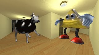 Polish Cow and Dancing Triangle Nextbot Gmod  Garrys Mod [upl. by Inattirb186]