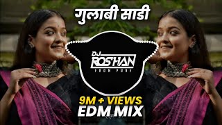 Gulabi Sadi  Edm Mix  Dj Niklya Sn amp Dj Roshan Pune  Its Roshya Style [upl. by Nob]