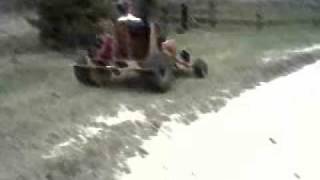 Wood Go Kart With a Gas Engine Go Kart Guru [upl. by Bristow419]