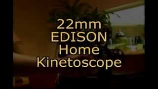 1912 Edison Home Kinetoscope in action [upl. by Tenenbaum]