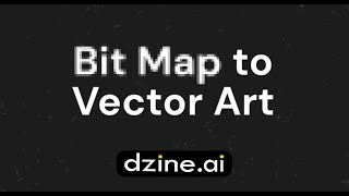 BitMap to Vector SVG with DZine [upl. by Amalita763]