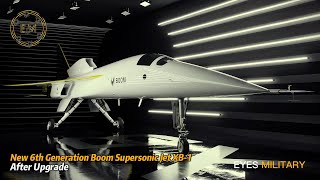 Finally US Successfully Tests New 6th Generation Supersonic Jet Boom XB1 After Upgrade [upl. by Aerehs]