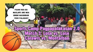 Sports Camp Pagpapalakasan 20  Match 3 of Womens Basketball Game  Calawis vs Montalban [upl. by Krum588]