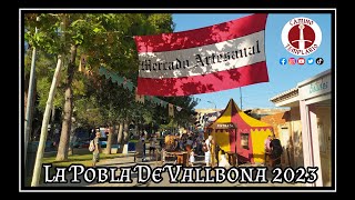 Mercado Medieval Pobla de Vallbona 2023 [upl. by Kersten615]