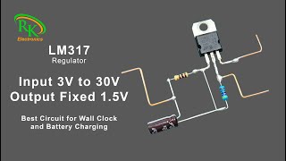 How to Make a Fixed 15V DC Circuit with LM317 Regulator  Input Range 3V to 30V [upl. by Yssirk500]