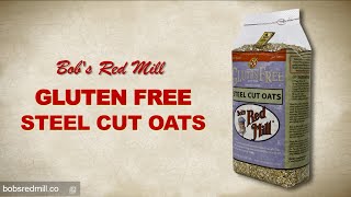 Gluten Free Steel Cut Oats  Bobs Red Mill [upl. by Yarehs]