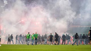 Ausschreitungen nach Wiener Derby  Rapid Wien  Austria Wien [upl. by Yoong]