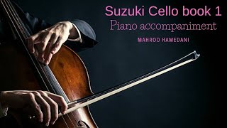 Suzuki cello book 1 piano accompaniment Rigadoon [upl. by Oreves]