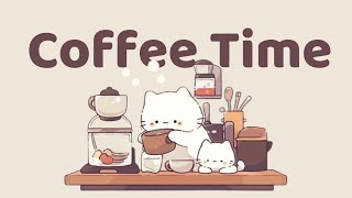 Coffee Lofi ☕1 Hour Cafe Song 🎵 Stream cafe ✨cute amp relaxing music 🍪 Make Your Day Better [upl. by Tirb]