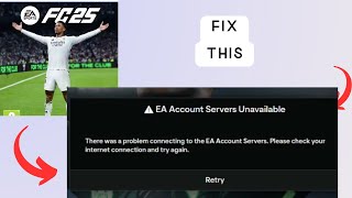 How to Fix quotEA Account Servers Unavailablequot in FC 25 companion Web App [upl. by Cece]